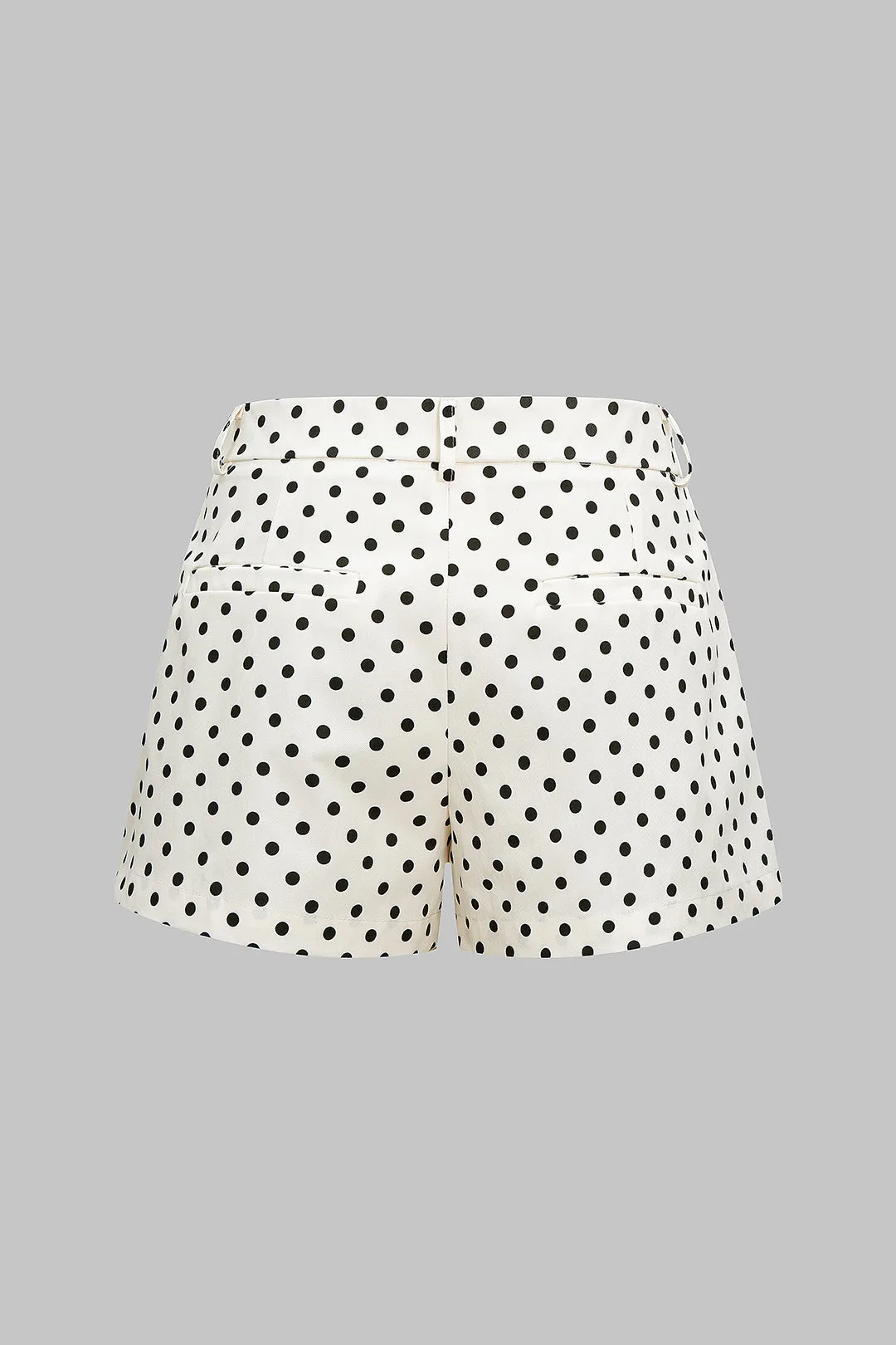 Polka Dots Print High Waist Shorts sold by Micas product image thumbnail 2