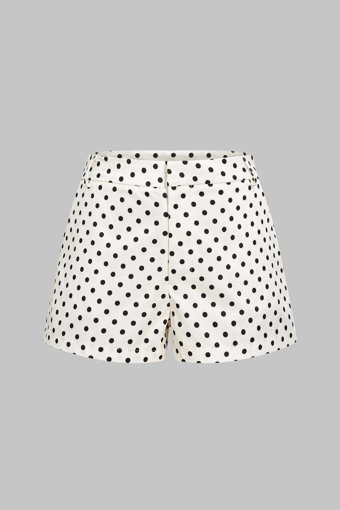 Polka Dots Print High Waist Shorts sold by Micas