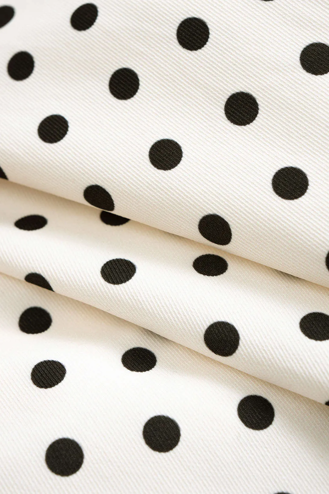 Polka Dots Print High Waist Shorts sold by Micas product image thumbnail 5