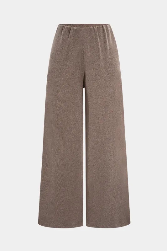 Ruched Wide Leg Trousers sold by Micas