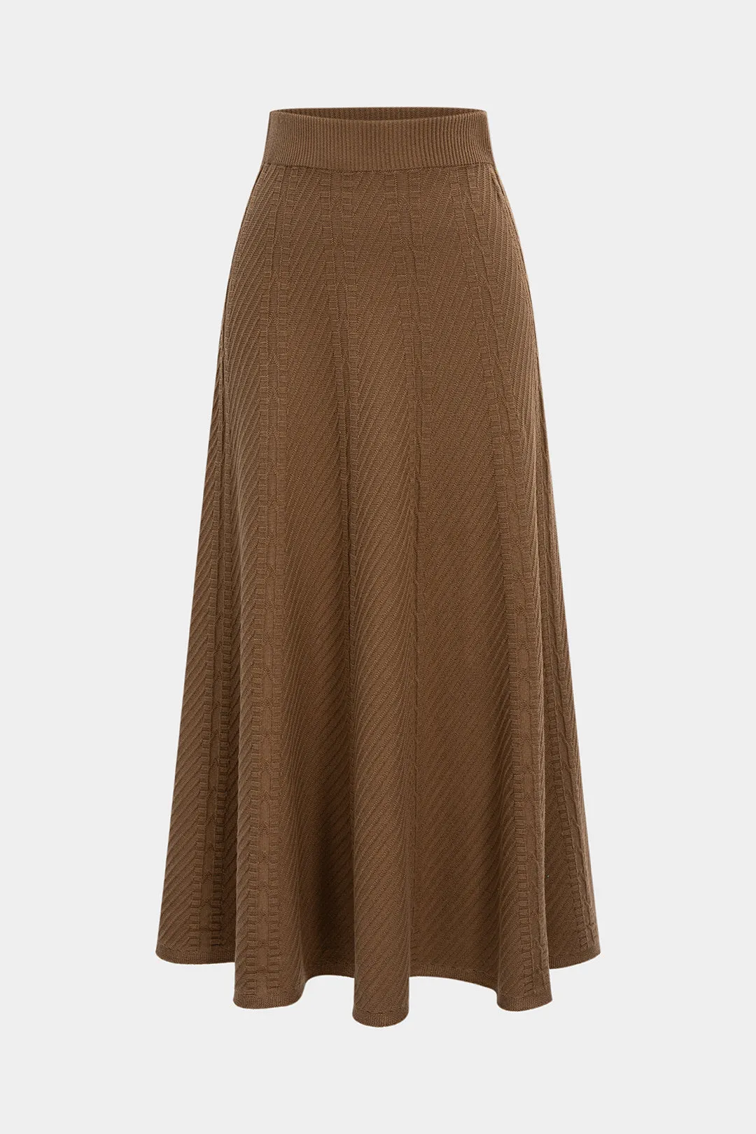 Knit High Waist Skirt sold by Micas