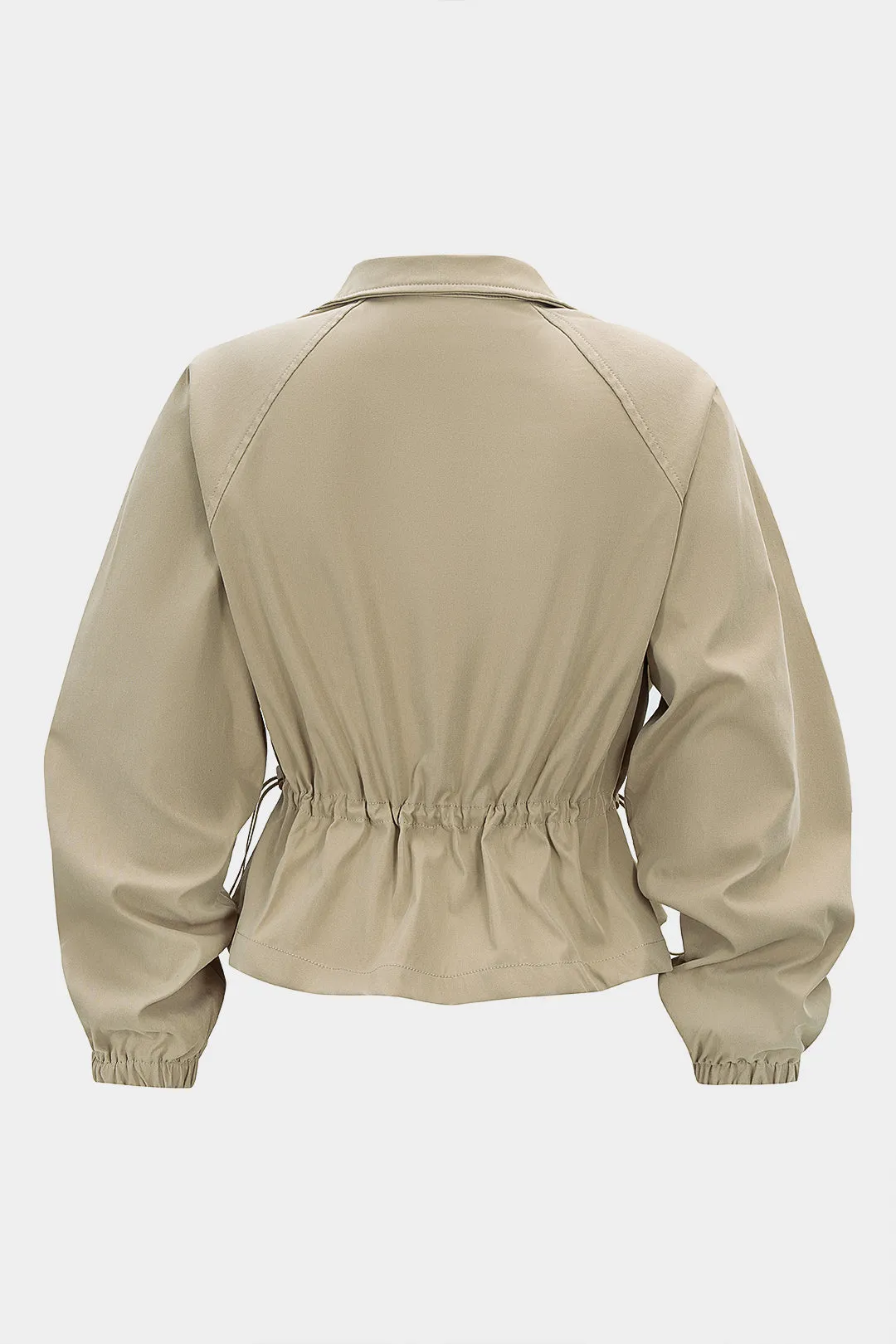 Drawstring Zipper Pocket Jacket sold by Micas product image thumbnail 2