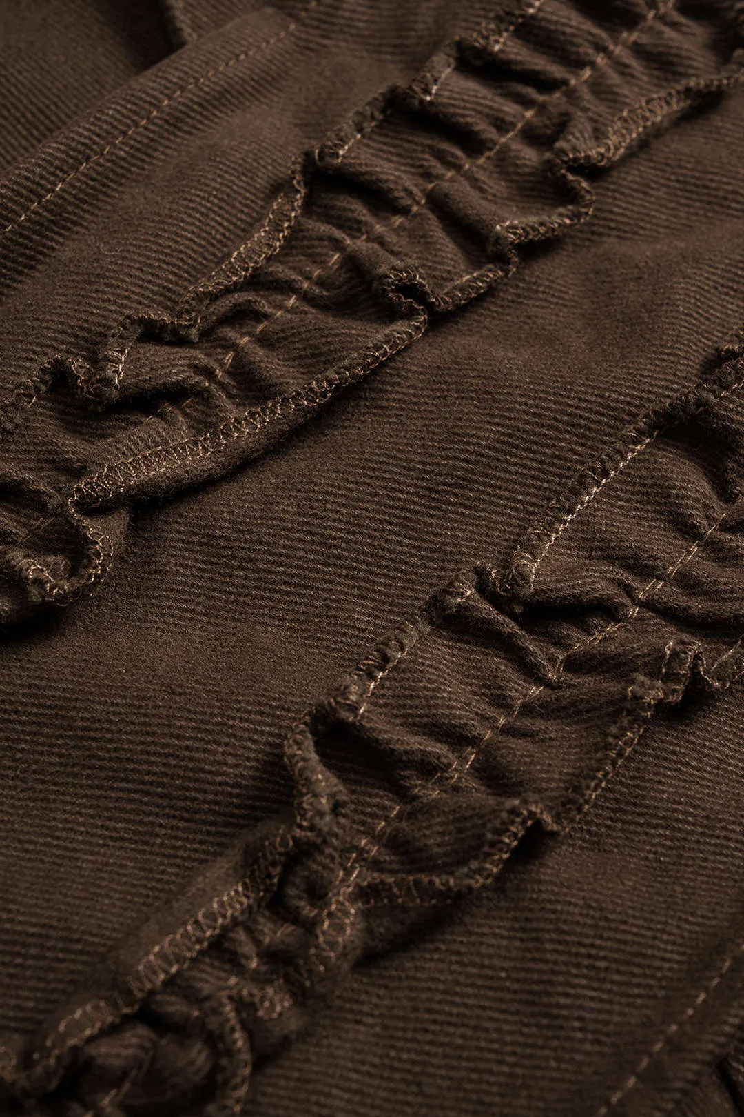 Denim Scallop Edge Straight Leg Jeans sold by Micas product image thumbnail 3