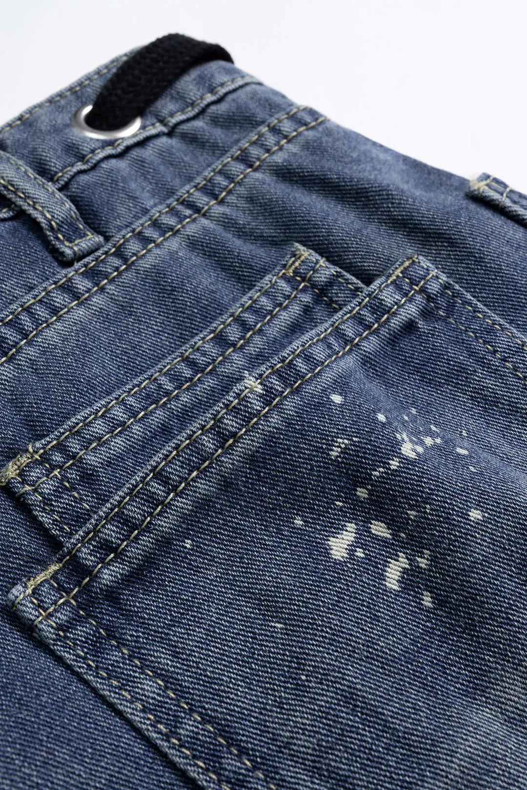 Denim Tie Front Jeans sold by Micas product image thumbnail 4