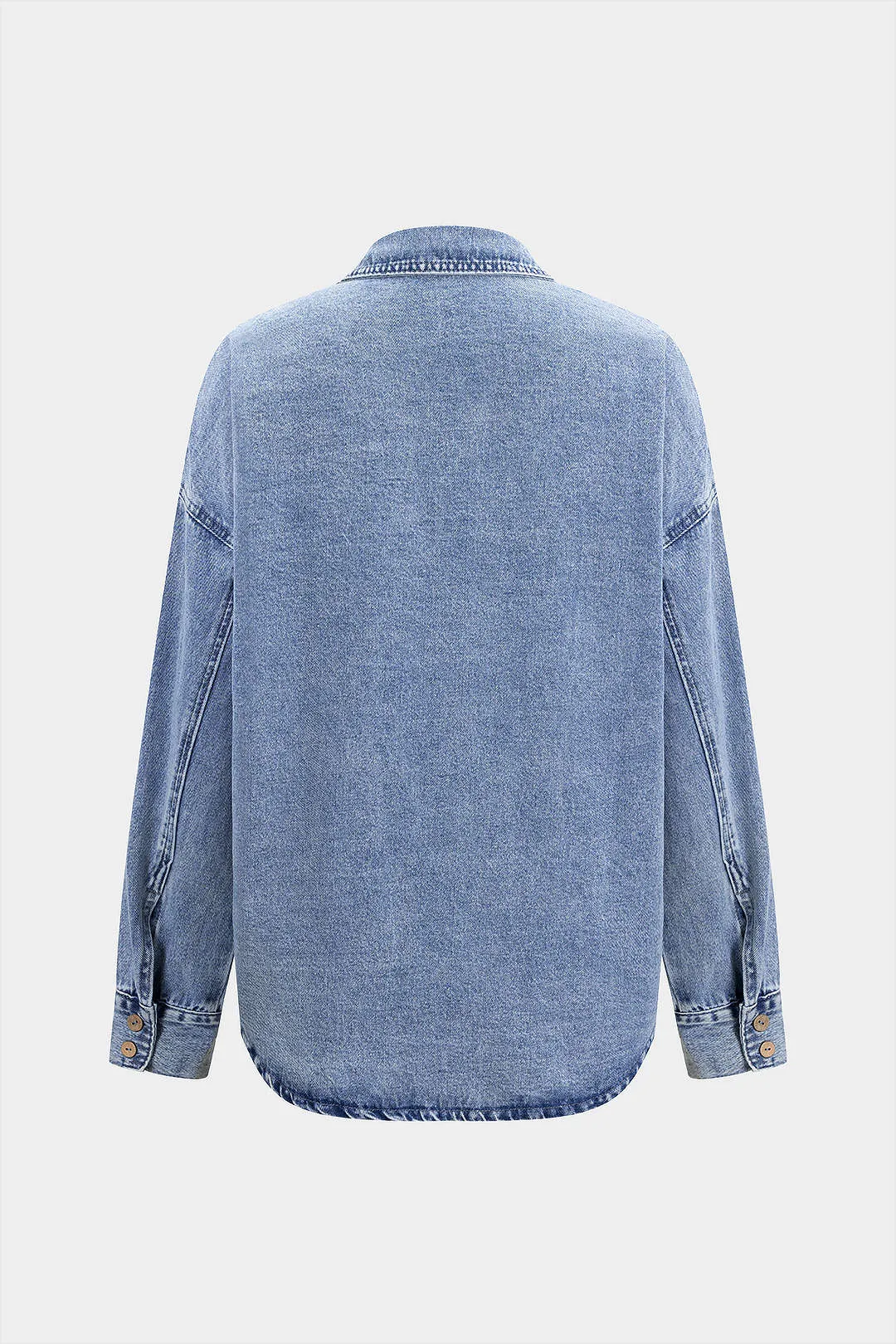 Denim Rhinestone Decor Outerwear sold by Micas product image thumbnail 3