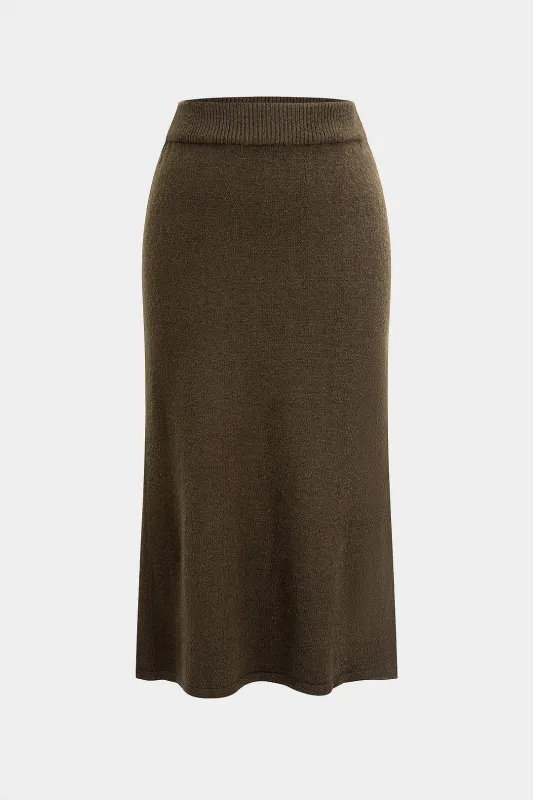 Basic Sweater Skirt sold by Micas
