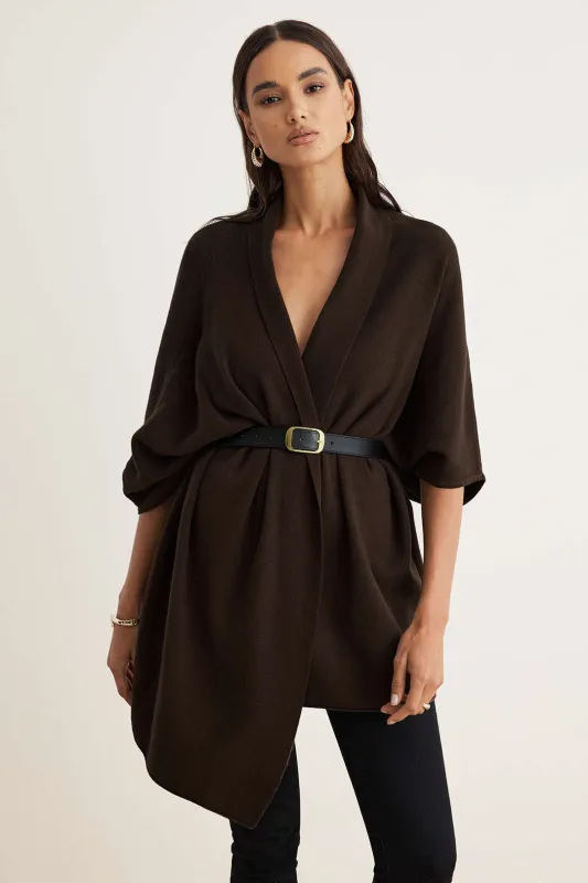 Knit Belted Short-Sleeve Top sold by Micas