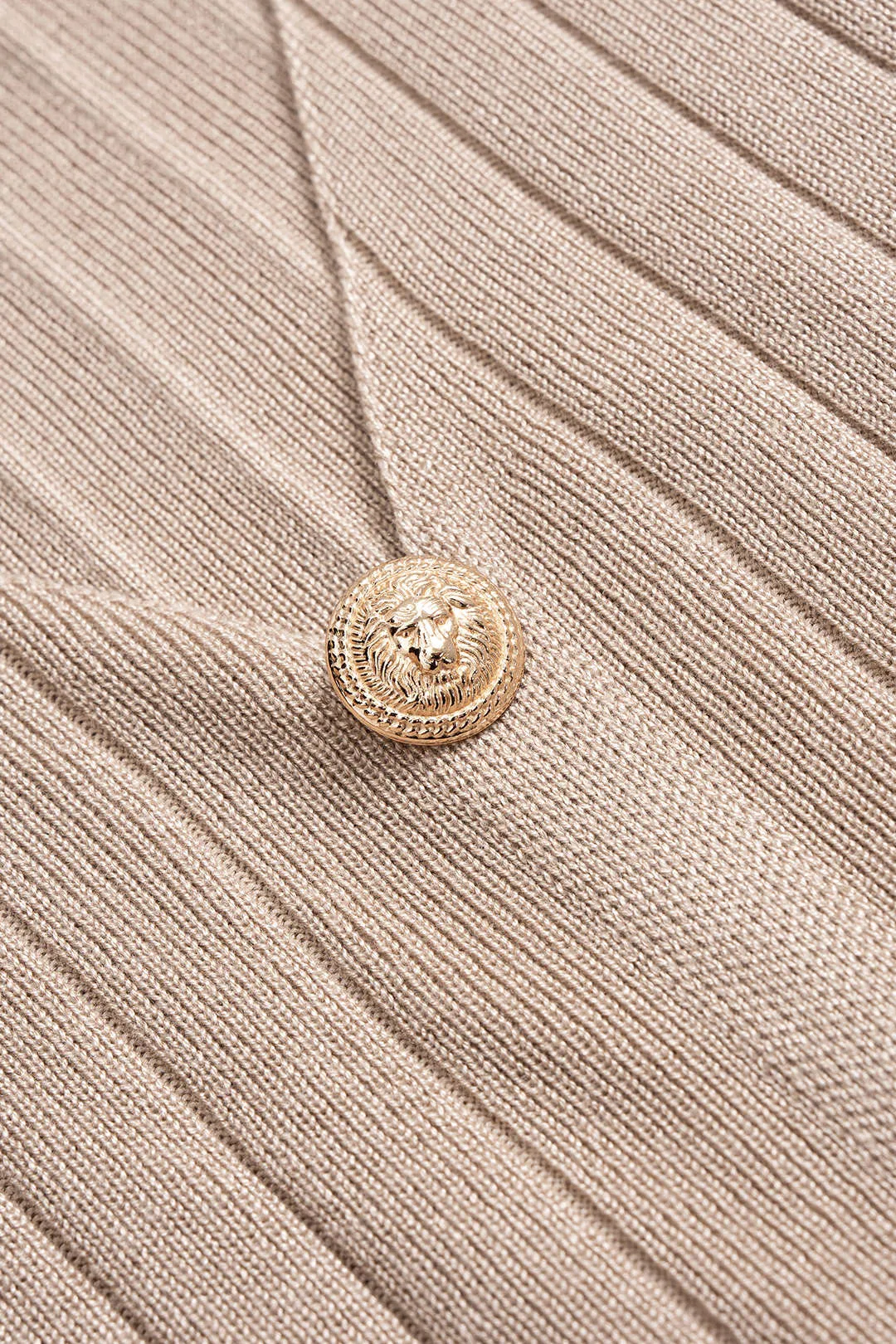 Knit Solid Long Cardigan And V-Neck Sleeveless Dress Set sold by Micas product image thumbnail 3