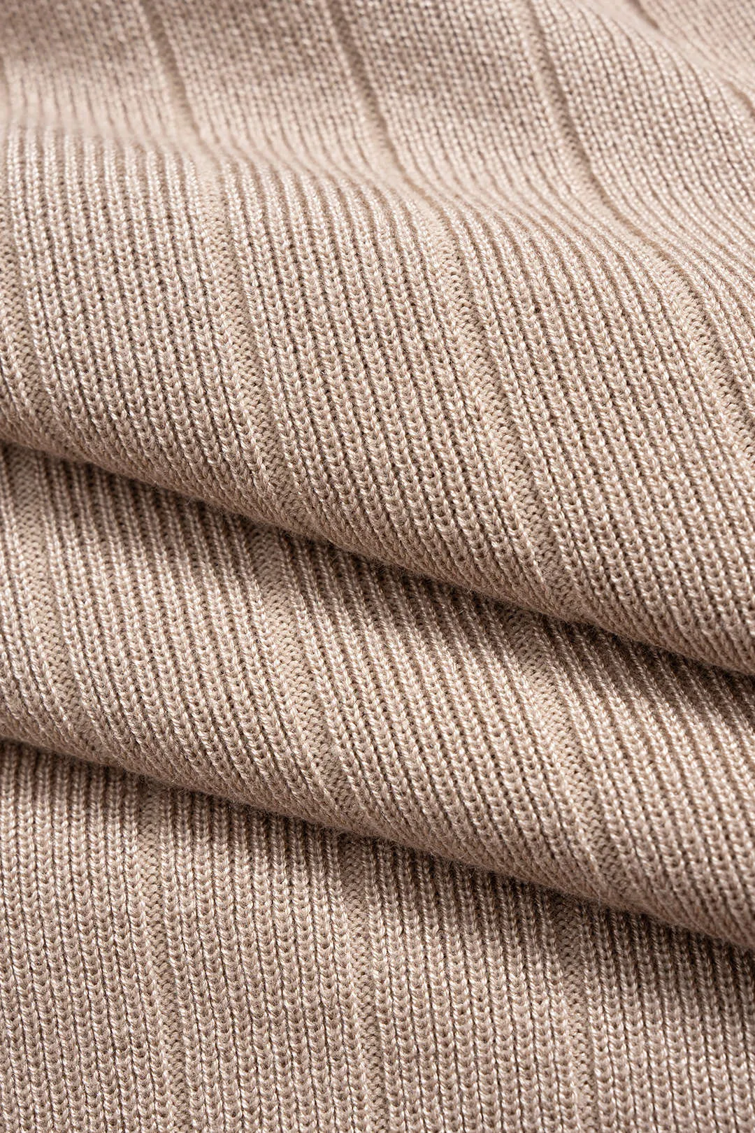 Knit Solid Long Cardigan And V-Neck Sleeveless Dress Set sold by Micas product image thumbnail 4