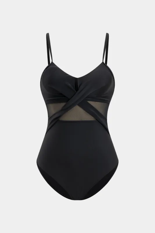 Crossed Backless Swimsuit sold by Micas