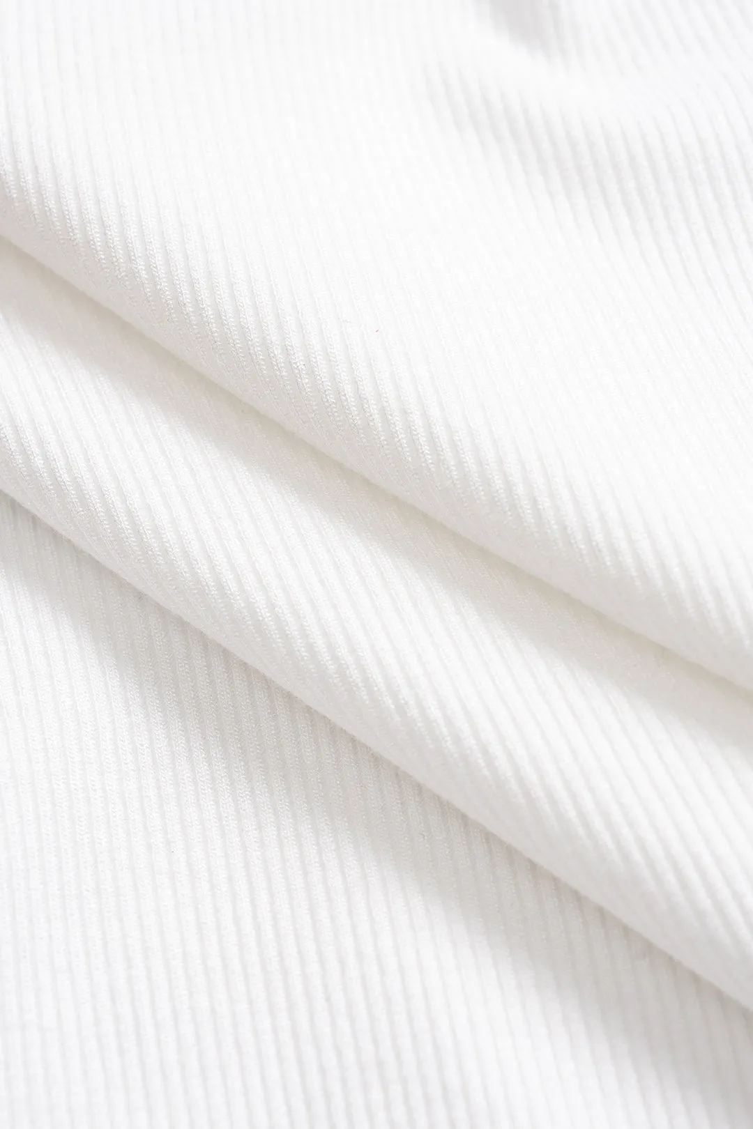 Solid Ribbed Short Sleeve Bodysuit sold by Micas product image thumbnail 3