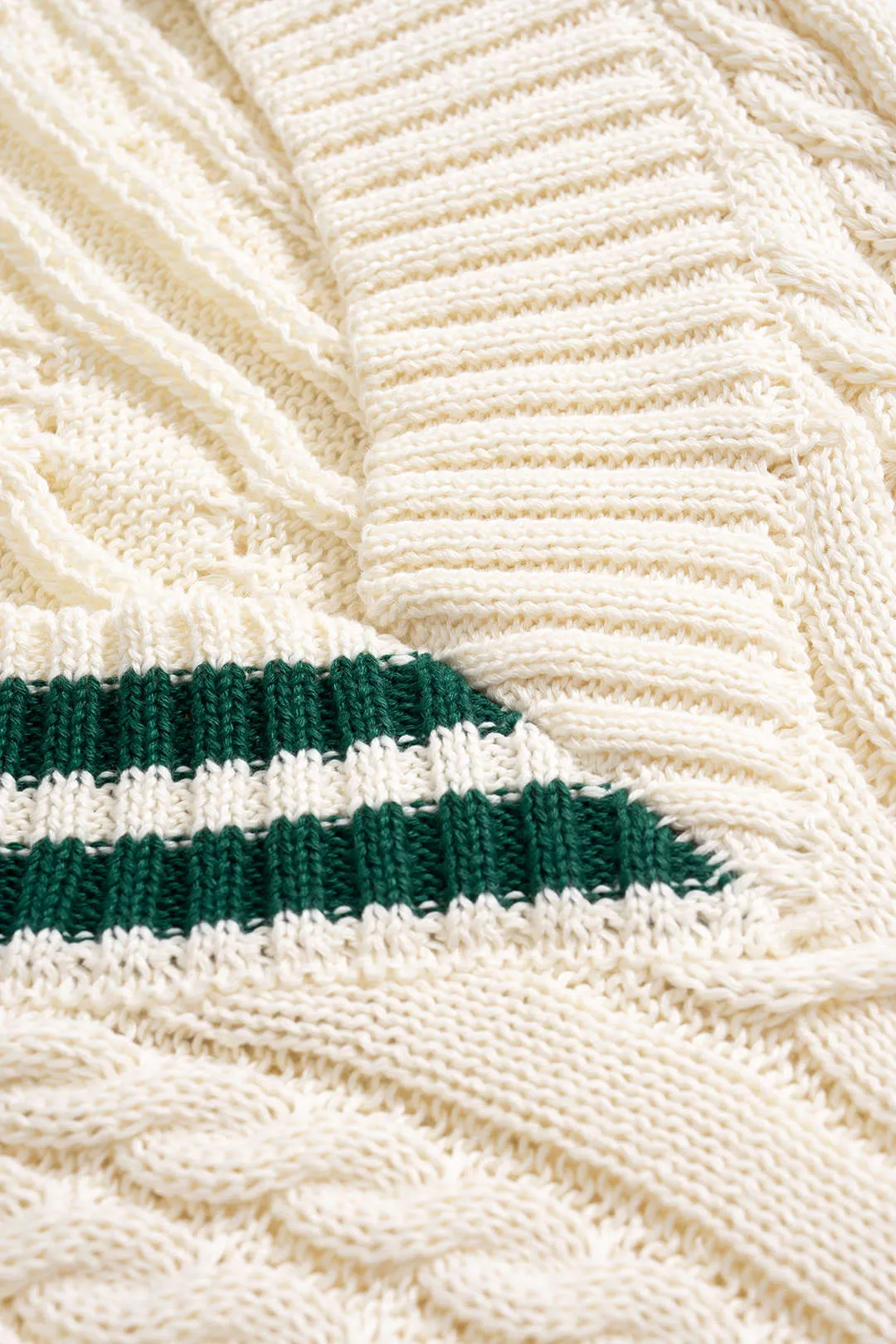 Knit V-Neck Asymmetrical Long-Sleeve Top sold by Micas product image thumbnail 3