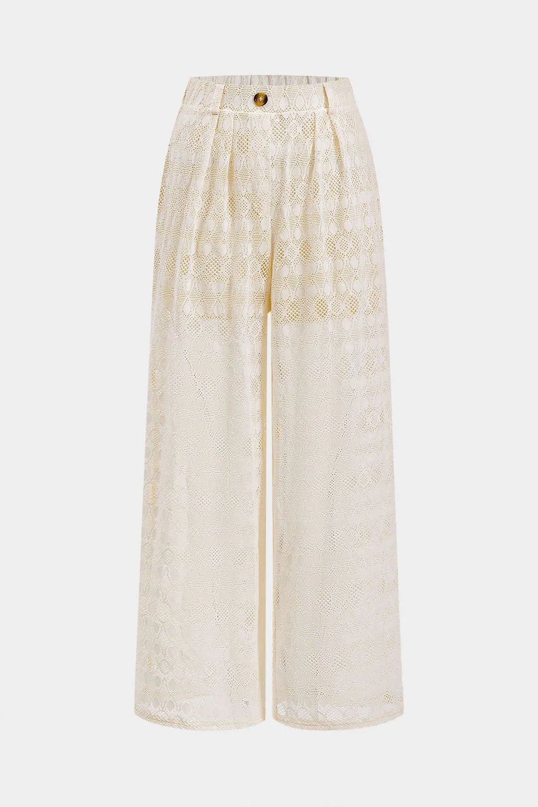 Solid Cut Out High Waist Wide Leg Pants sold by Micas