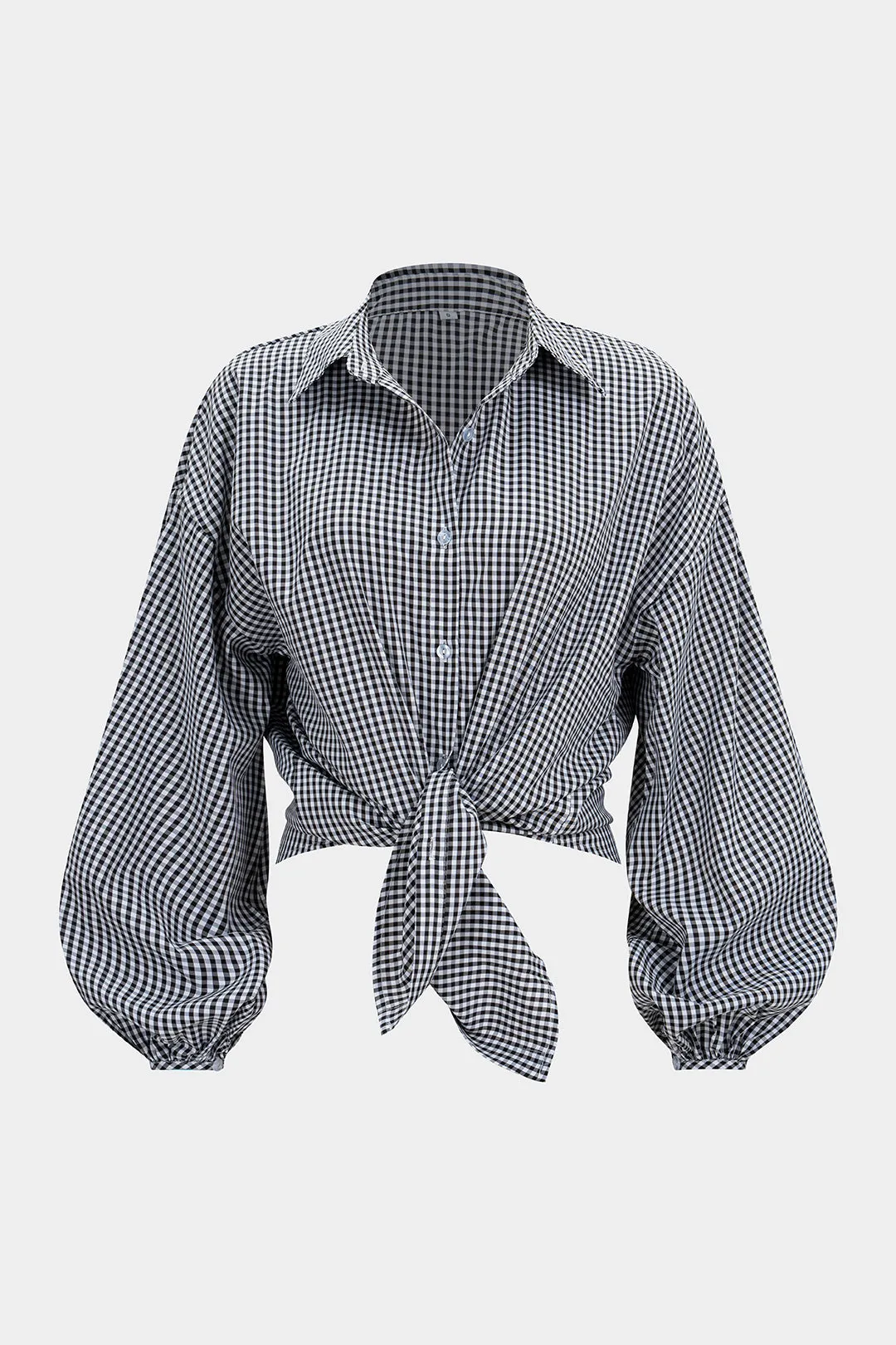 Plaid Print Long Sleeve Shirt sold by Micas