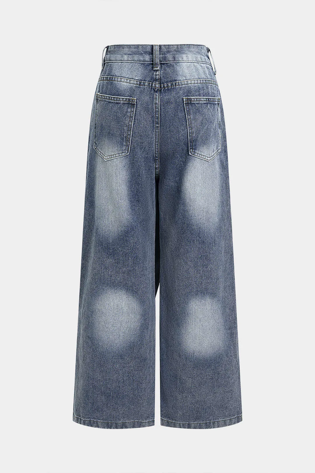 Denim Asymmetrical Wide Leg Jeans sold by Micas product image thumbnail 2
