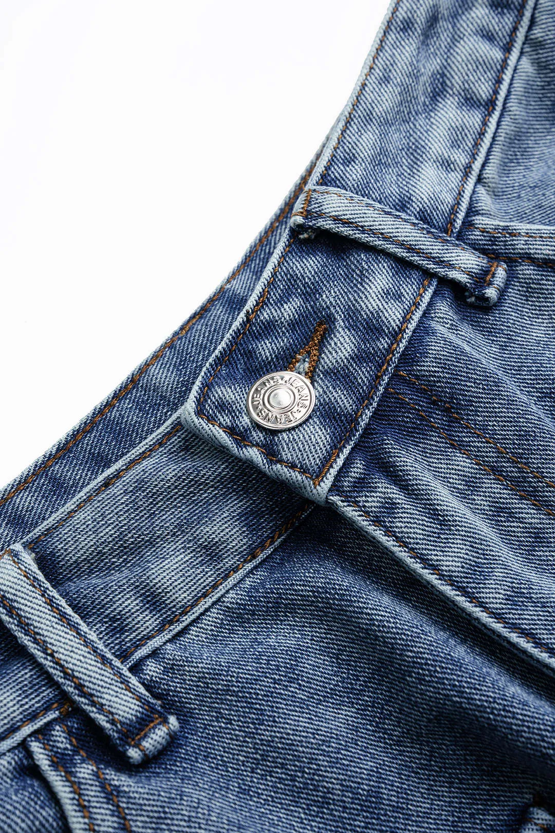 Denim Pocket Wide Leg Shorts sold by Micas product image thumbnail 3