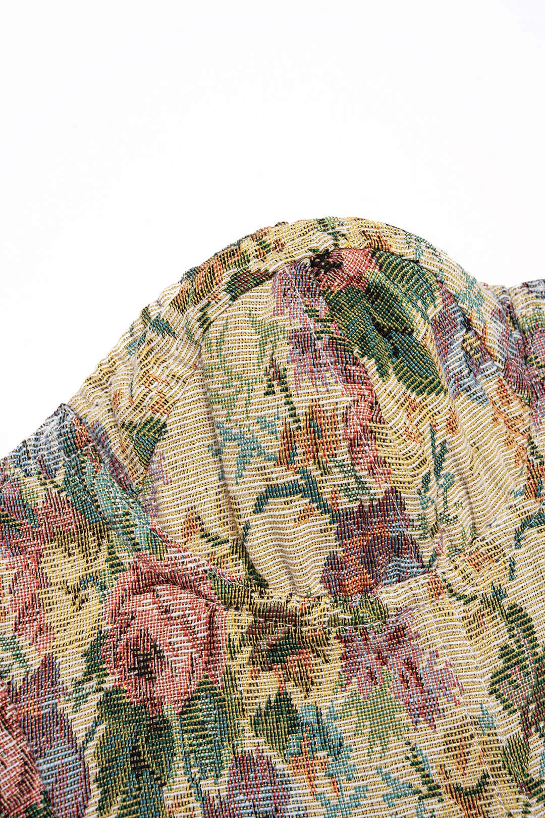 Jacquard Tie-Up Corset Tube Top sold by Micas product image thumbnail 3