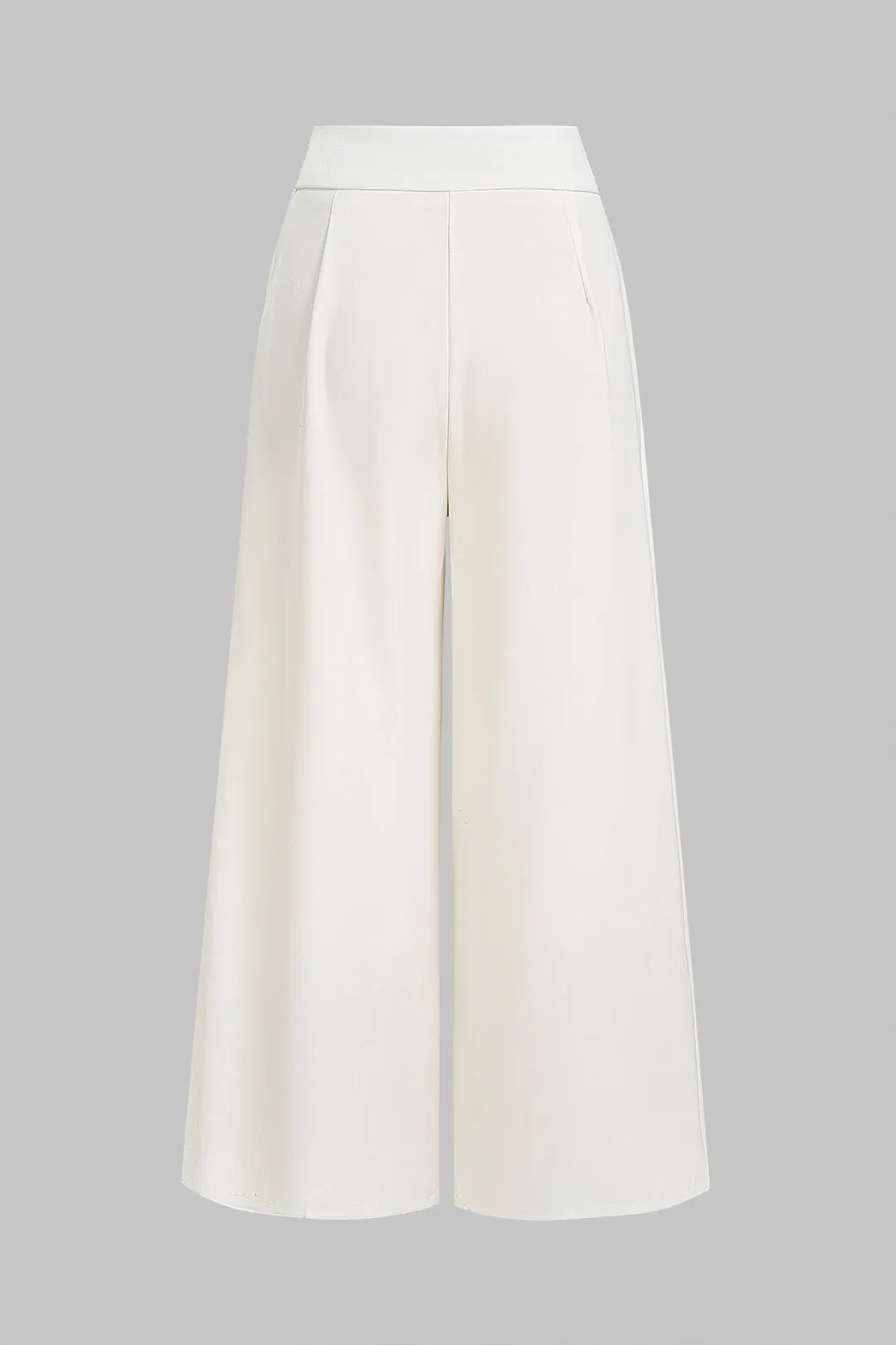 Tie Front Button Wide-Leg Pants sold by Micas product image thumbnail 2