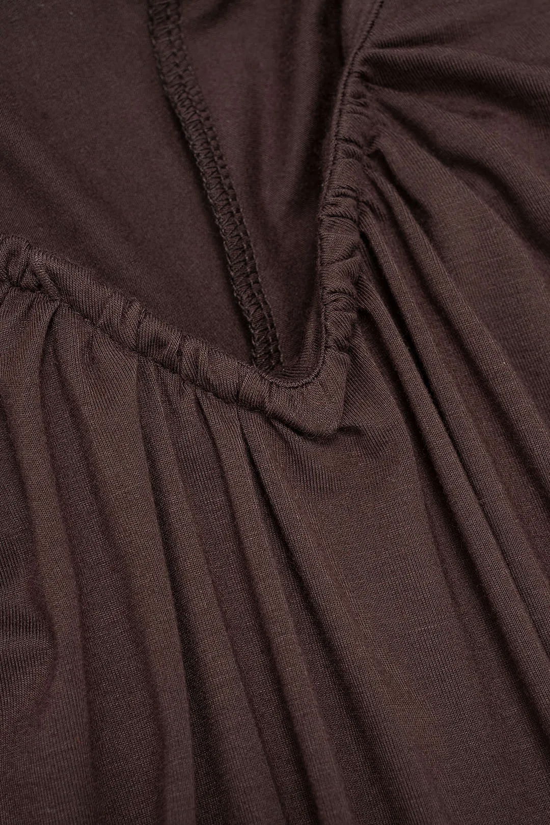 Solid Ruched High Waist Skirt sold by Micas product image thumbnail 3