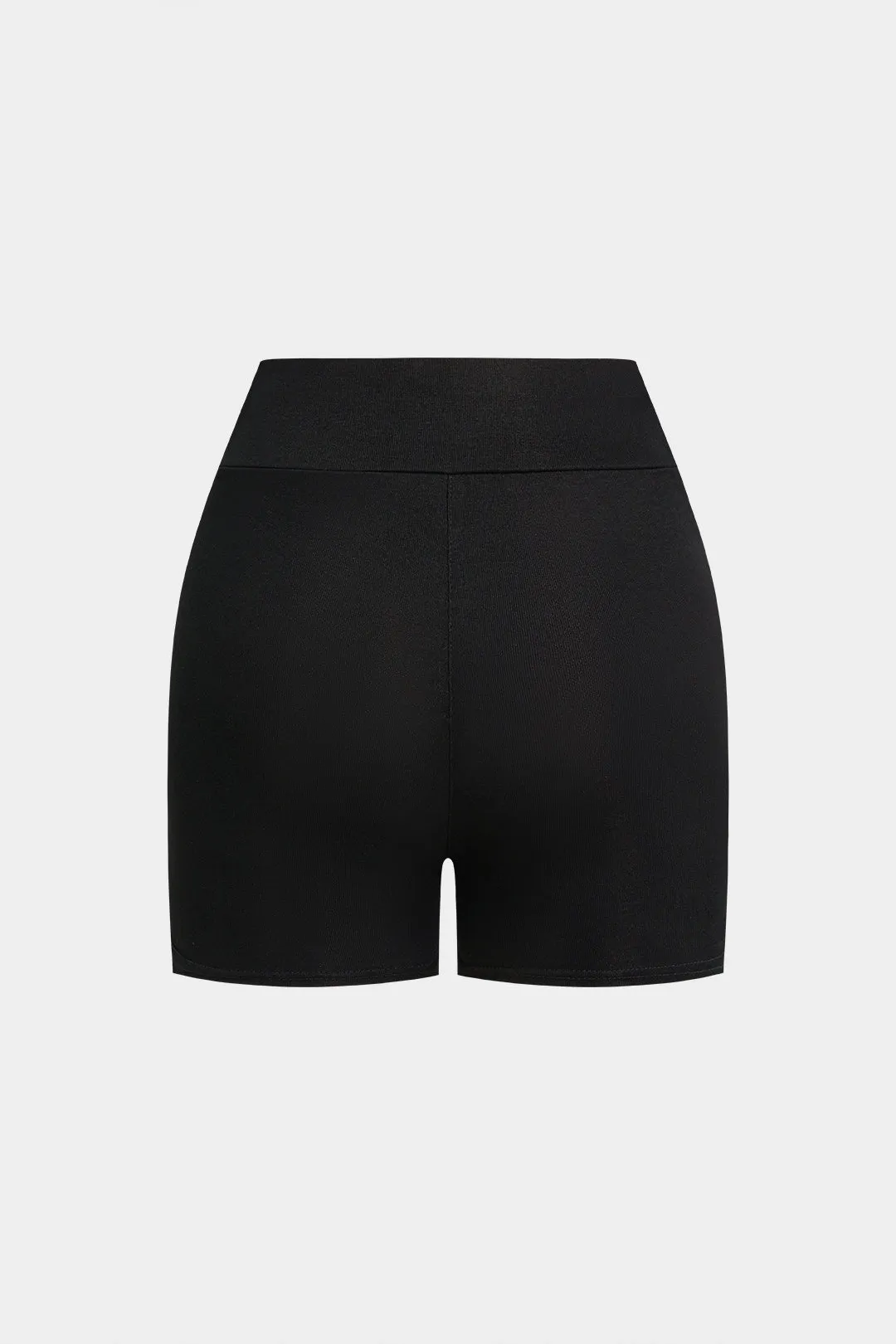 Solid High Waist Shorts sold by Micas product image thumbnail 2