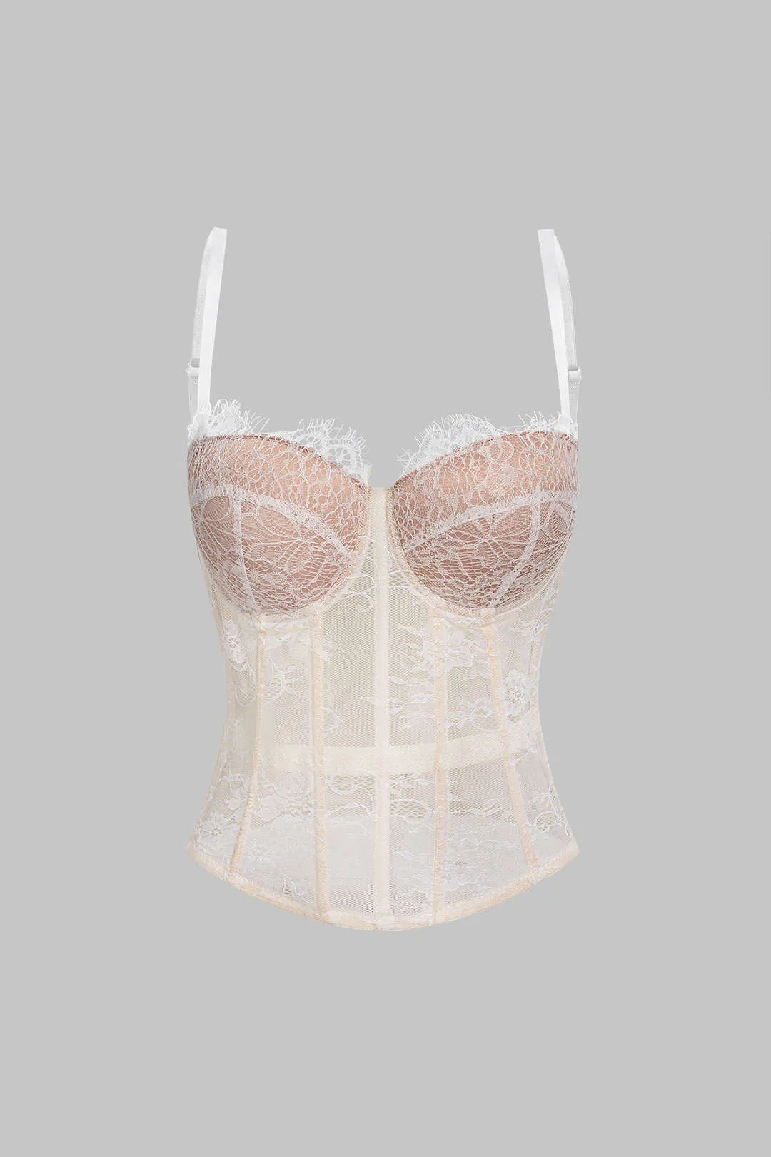 Lace Corset Lace-Up Cami Top sold by Micas product image thumbnail 5