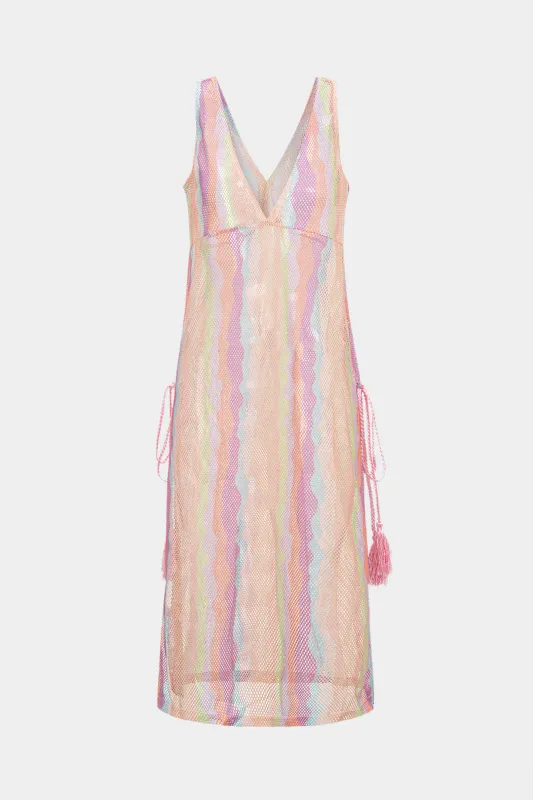 V-Neck Cut Out Tie-Up Cover Up sold by Micas