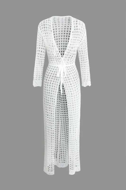 Cut Out Tie-Up Cover Up sold by Micas