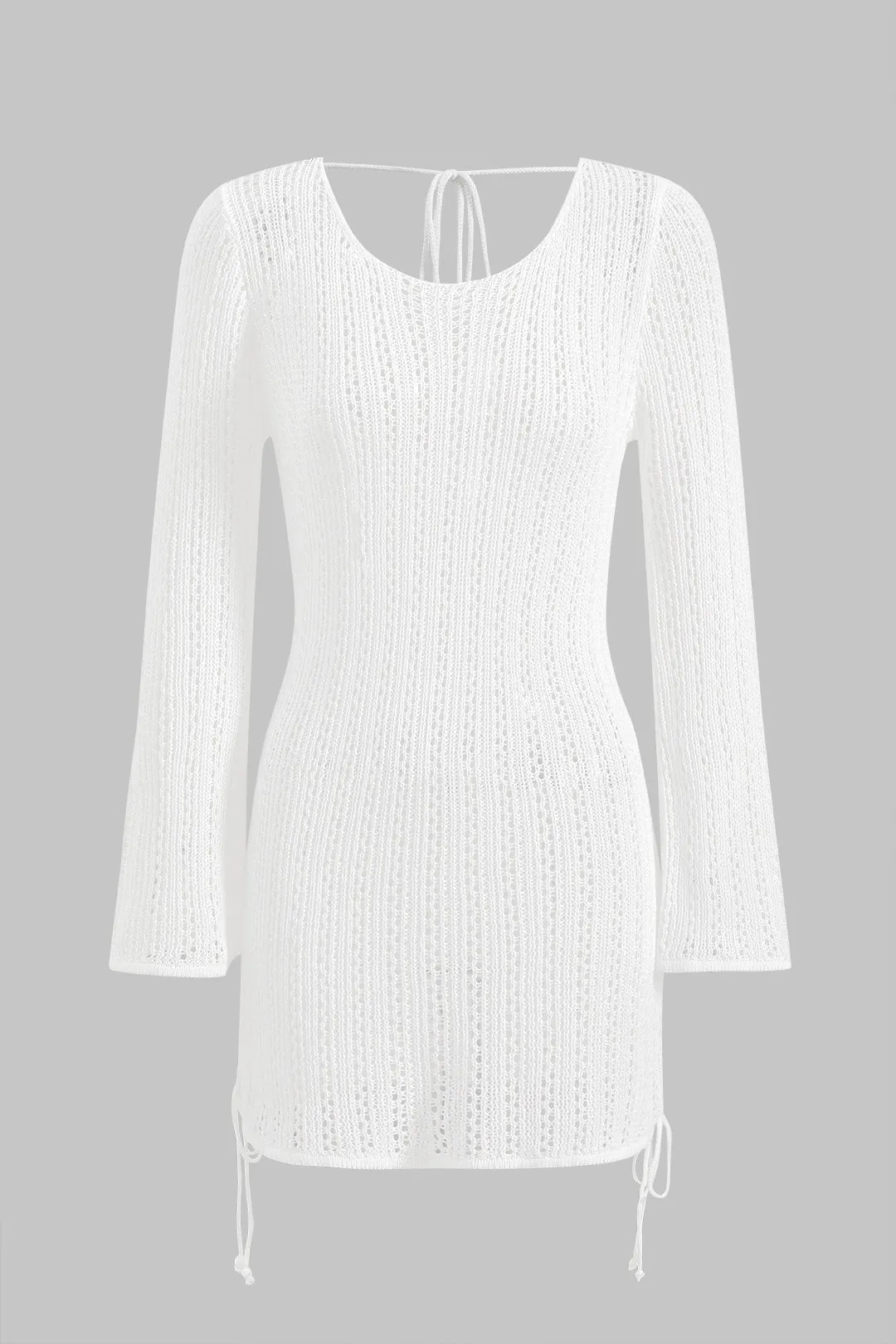 Tie Up Backless Cut Out Cover Up sold by Micas