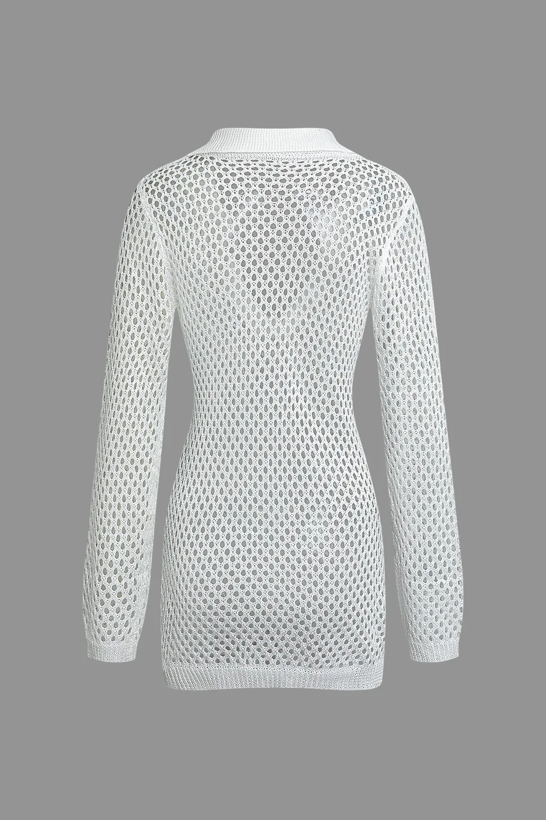 Cut Out Long Sleeve Cover Up sold by Micas product image thumbnail 2