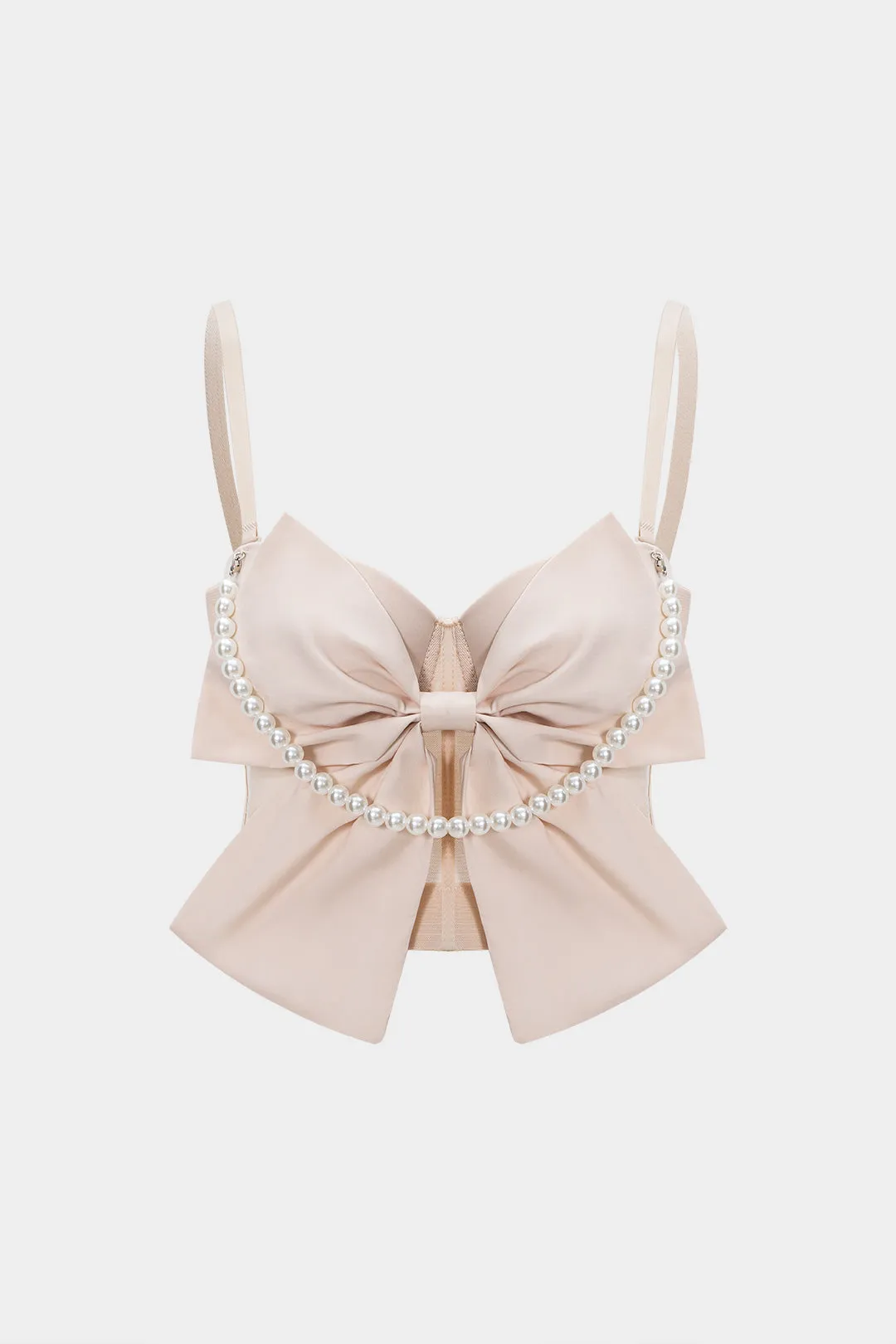 Bow Pearl Slip Cami Top sold by Micas