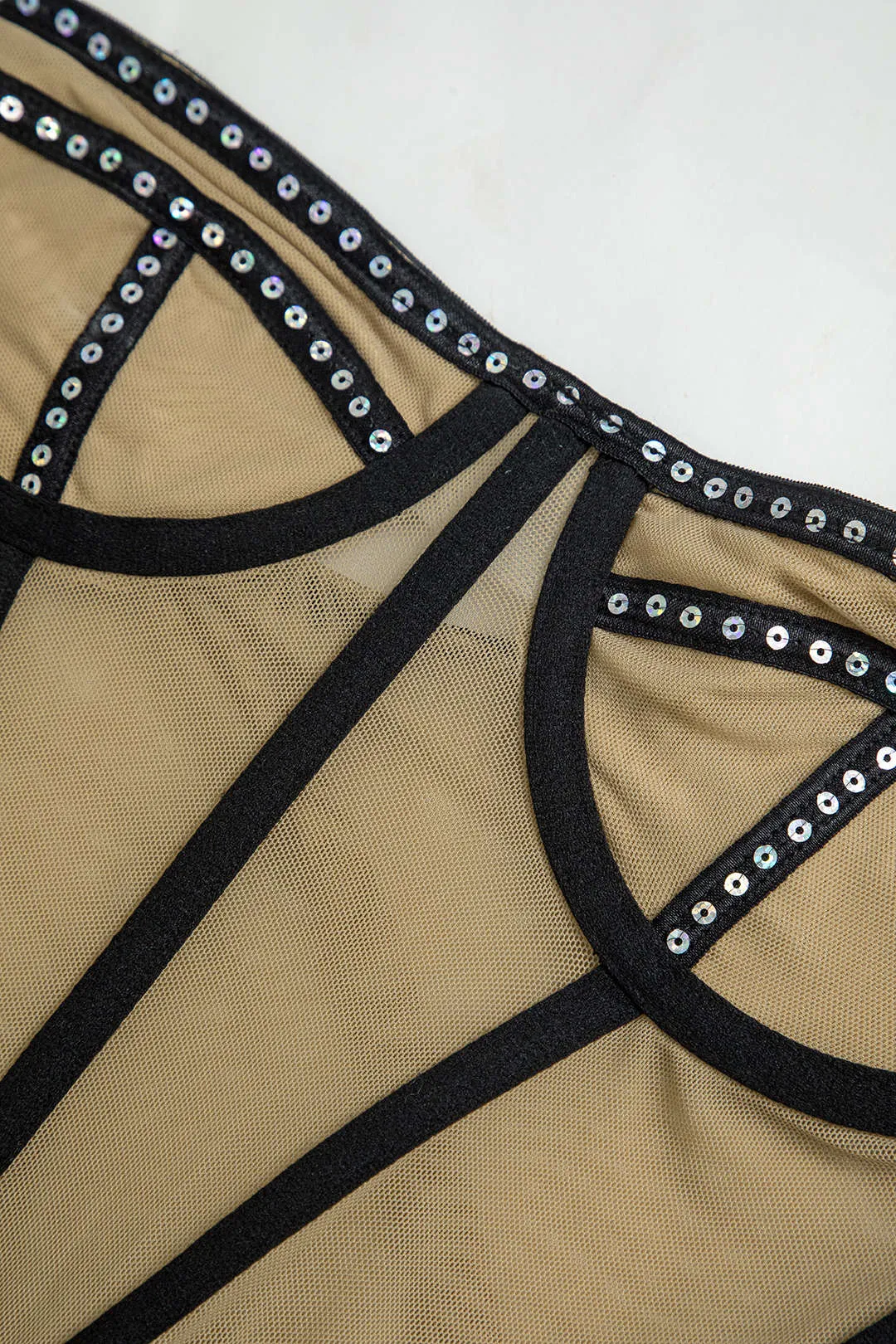 Mesh Sequins Decor Tube Top sold by Micas product image thumbnail 3