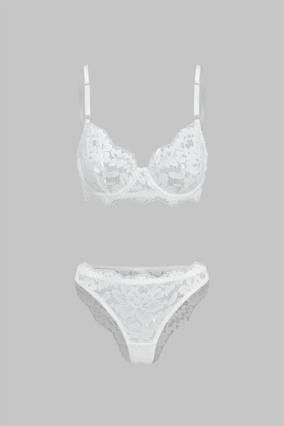 Lace Two-Piece Lingerie sold by Micas