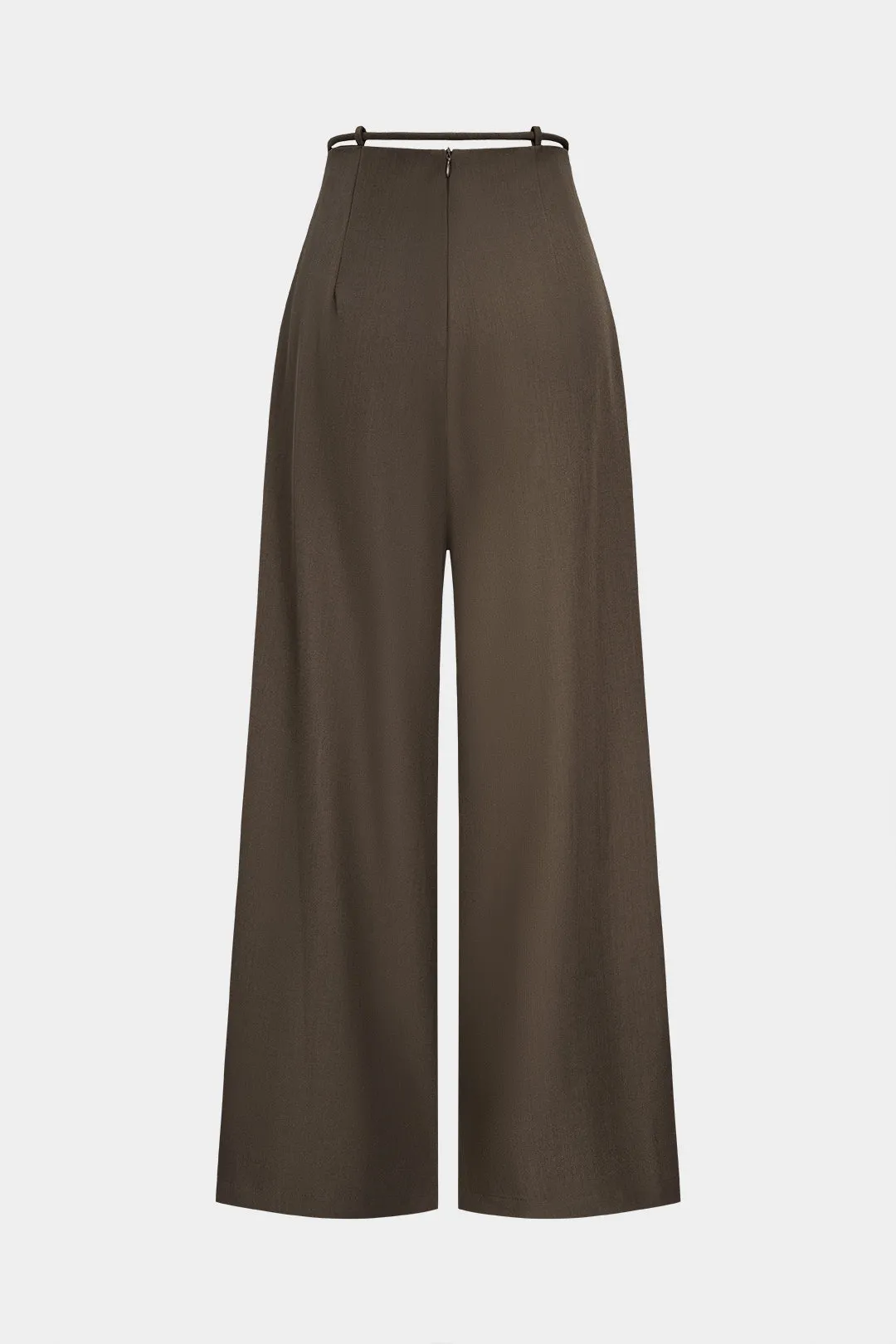 Drawstring High Waist Wide Leg Pants sold by Micas product image thumbnail 2