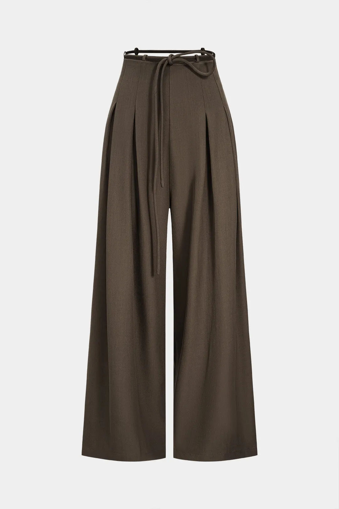 Drawstring High Waist Wide Leg Pants sold by Micas