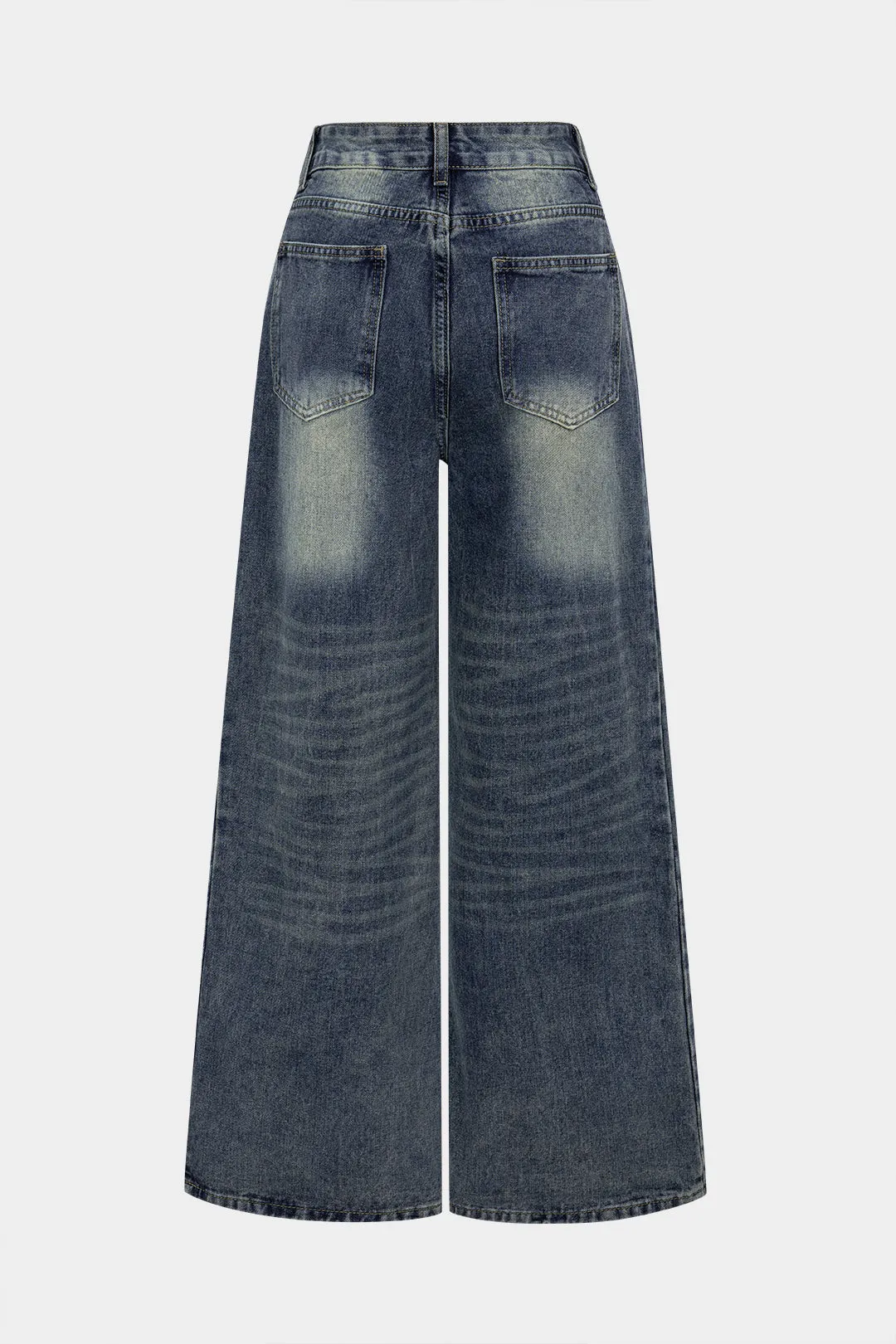 Denim Straight Leg Jeans sold by Micas product image thumbnail 2