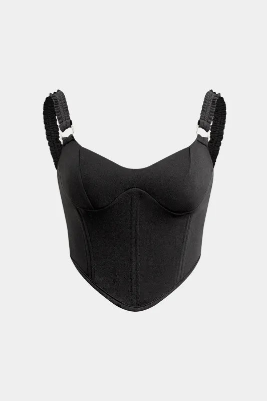 Solid Corset Cami Top sold by Micas