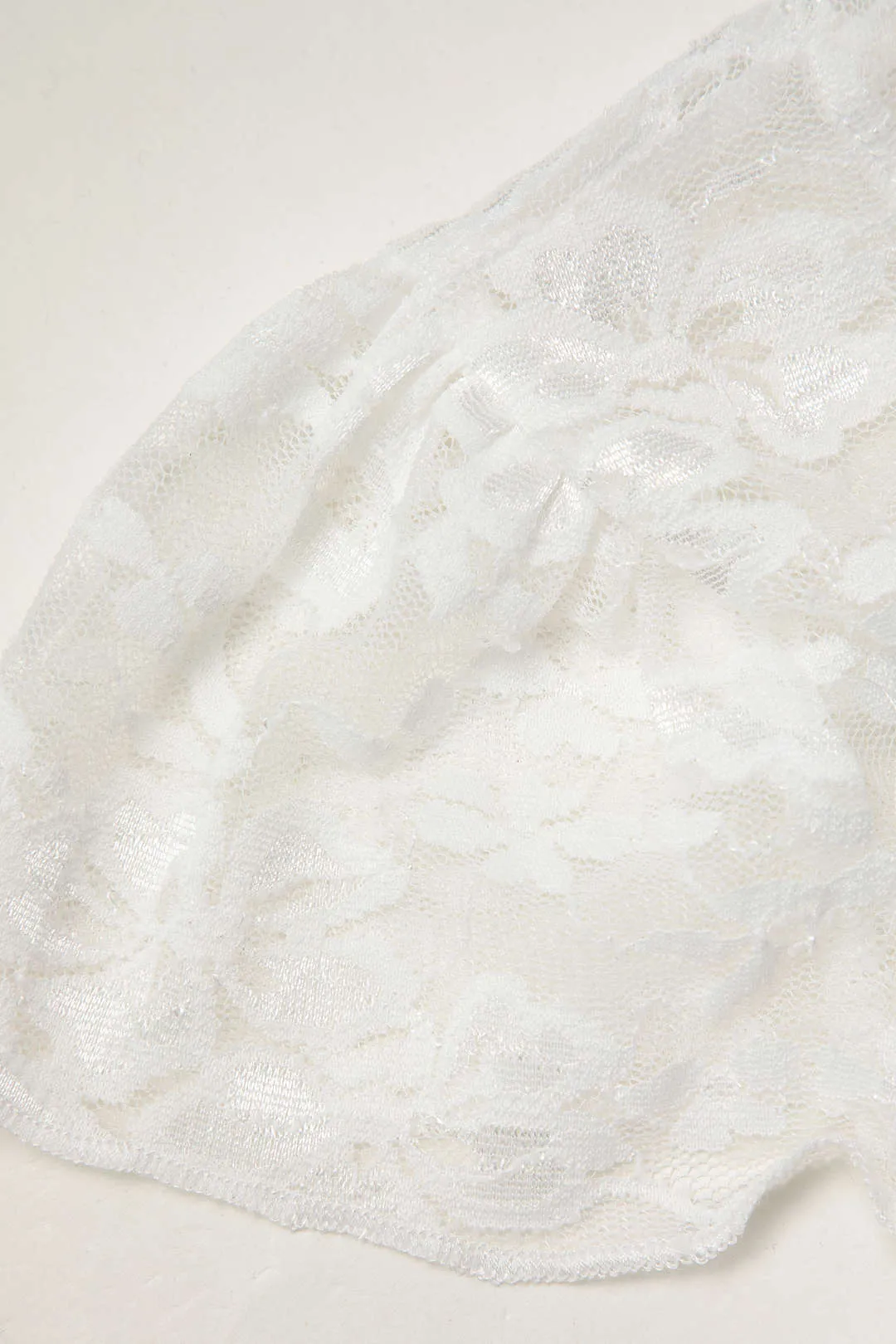 Lace V-Neck Short Sleeve T-Shirt sold by Micas product image thumbnail 3