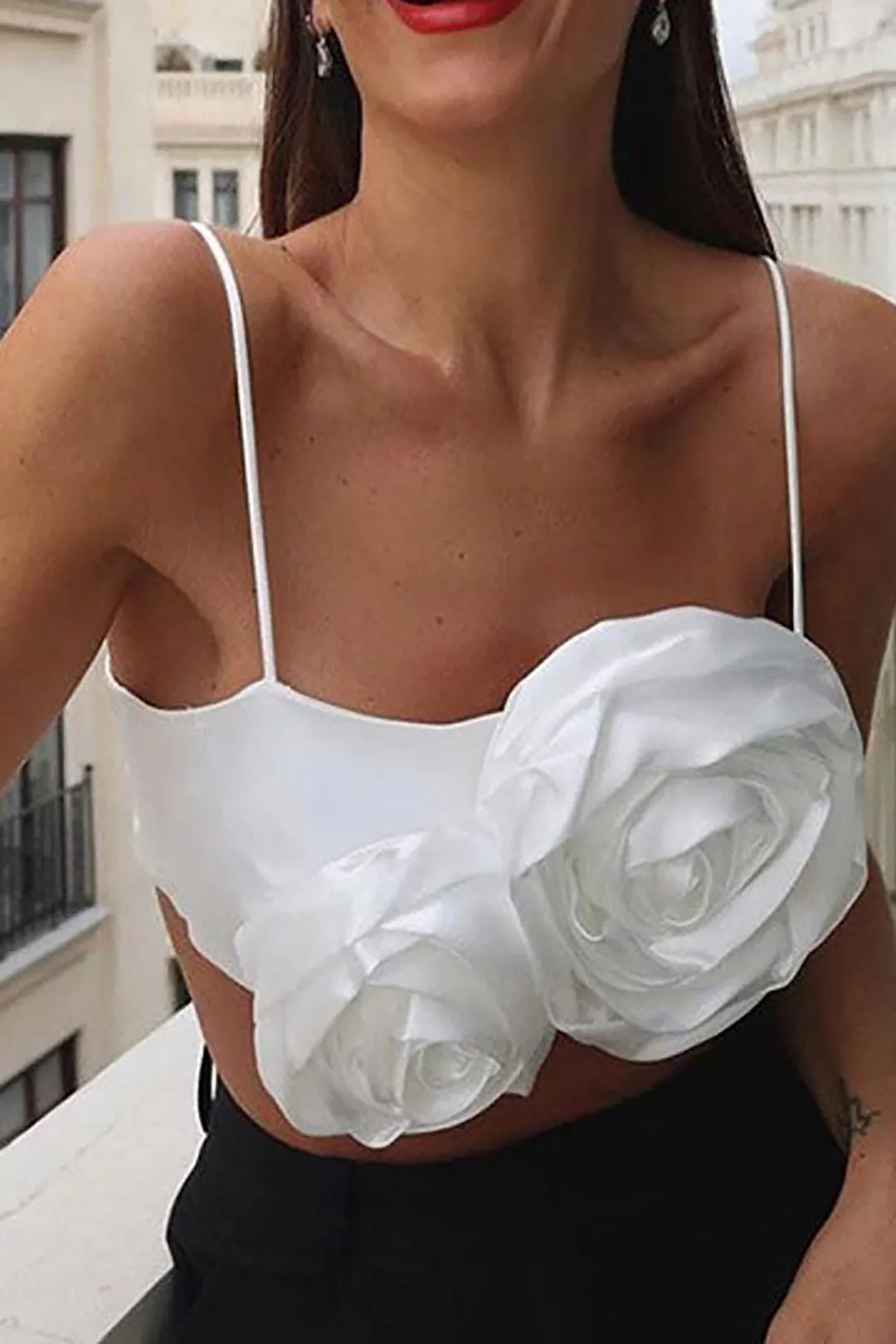 3D Flower Decor Cami Top sold by Micas product image thumbnail 2