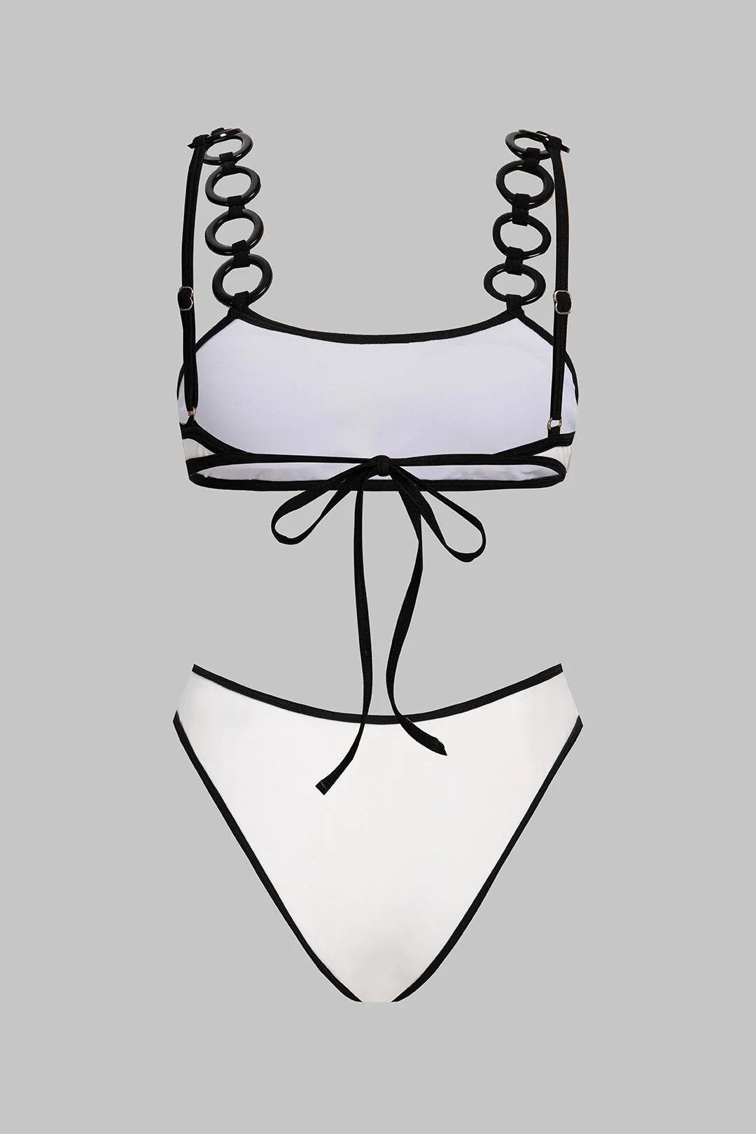 Contrast Tie Back Bikini Set sold by Micas product image thumbnail 2