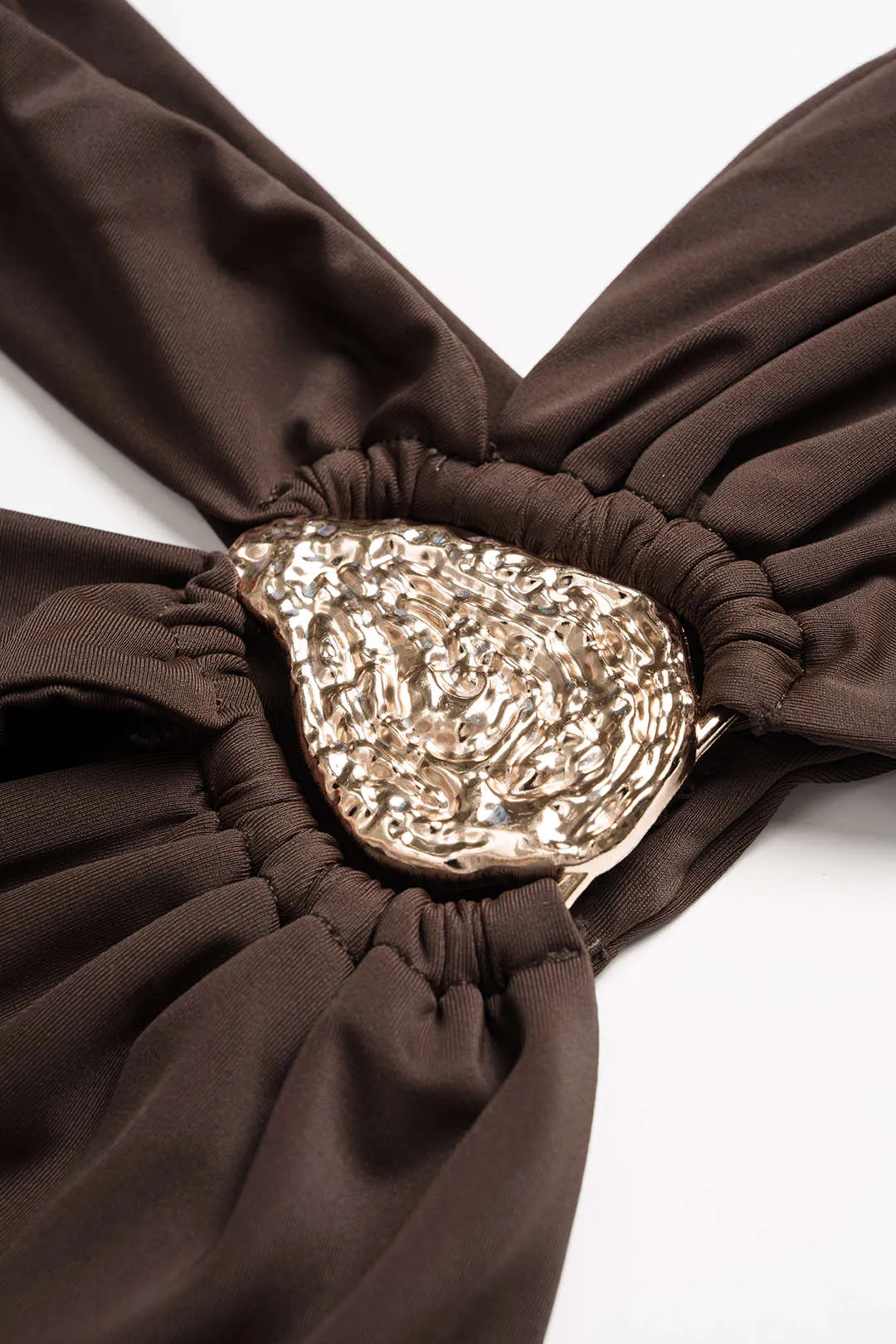 Asymmetrical Metallic Decor Bikini Set sold by Micas product image thumbnail 3