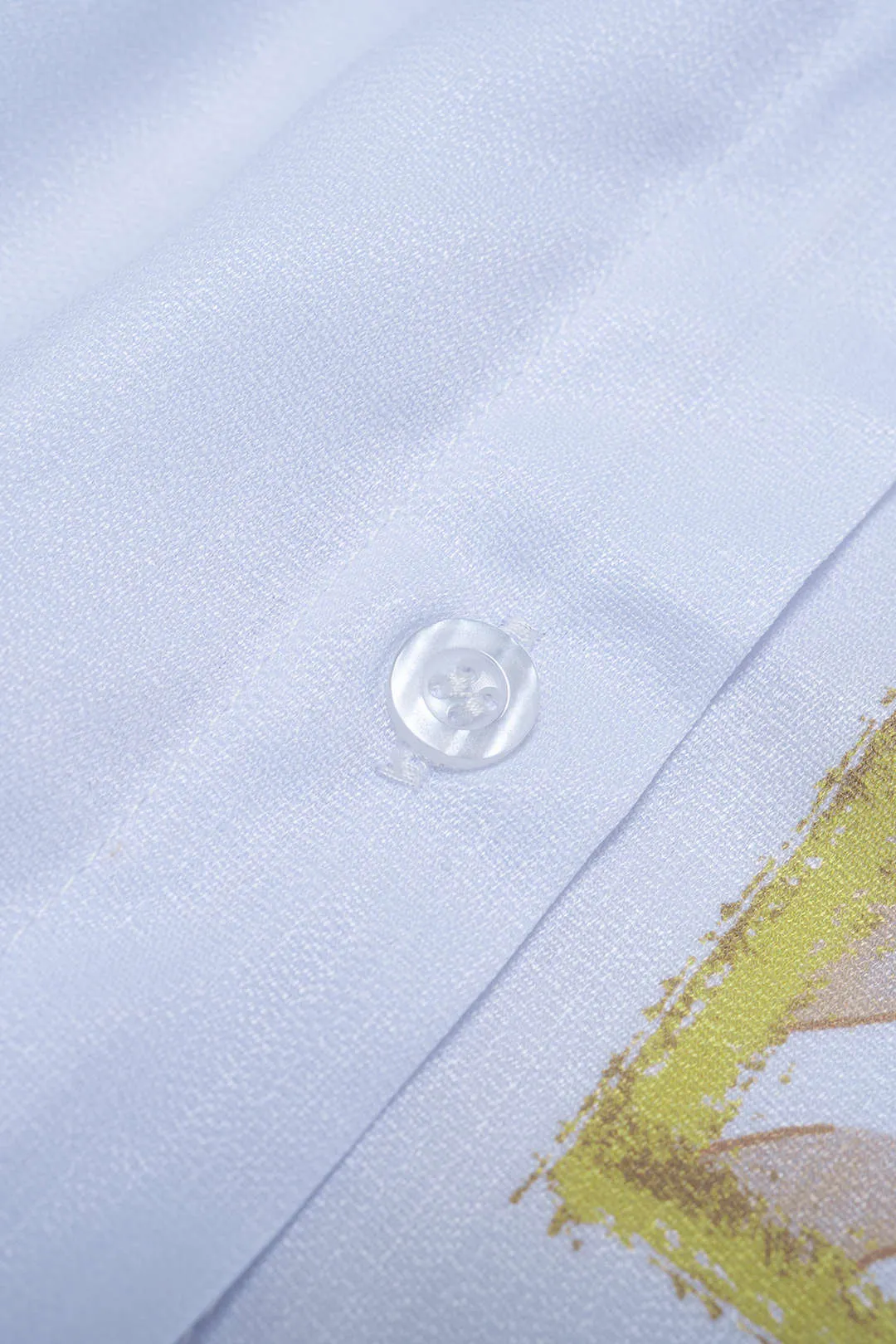 Coconut Palm Print Lapel Short Sleeve Shirt And Wide Leg Pants Set sold by Micas product image thumbnail 4