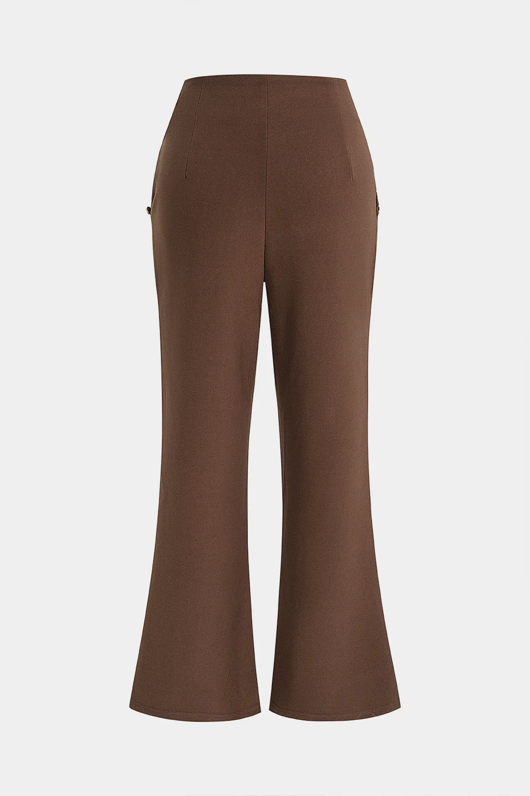 High Waist Button Flared Pants sold by Micas product image thumbnail 2