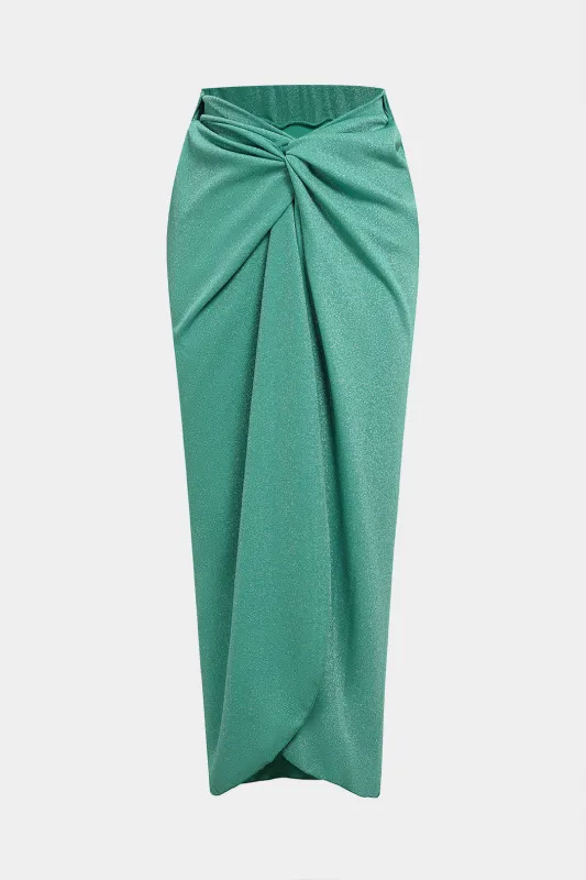 Twist Knot High Waist Bikini Bottom sold by Micas