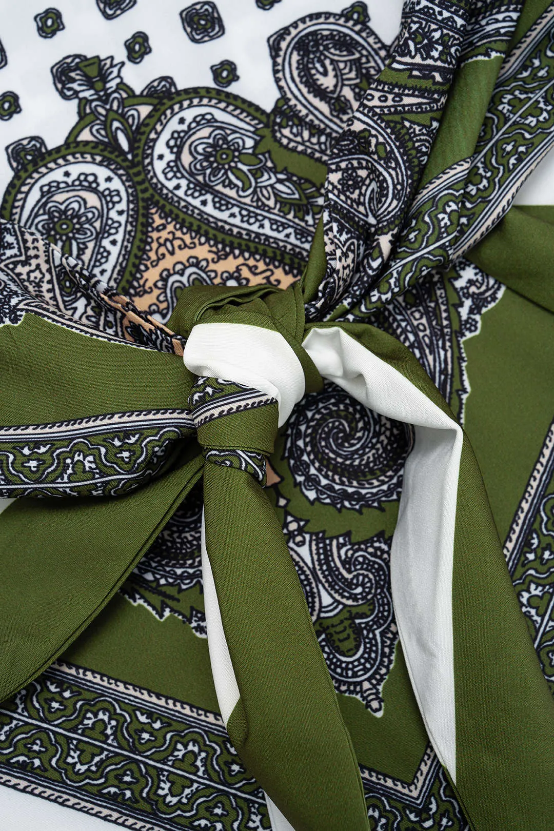 Artistic Print Tie Back Backless Cami Top And Wide Leg Pants Set sold by Micas product image thumbnail 5