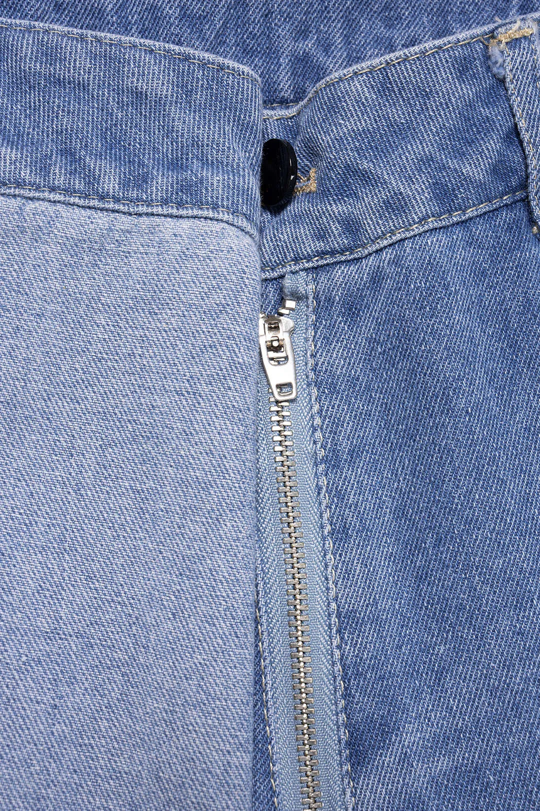 Denim Asymmetrical Pocket Shorts sold by Micas product image thumbnail 4