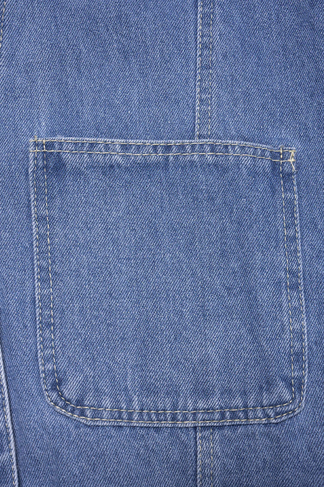 Denim Lapel Button Cropped Top sold by Micas product image thumbnail 5