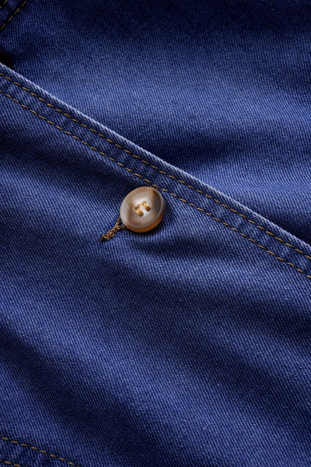 Denim Round Neck Button Sleeveless Top And High Waist Pocket Shorts Set sold by Micas product image thumbnail 4