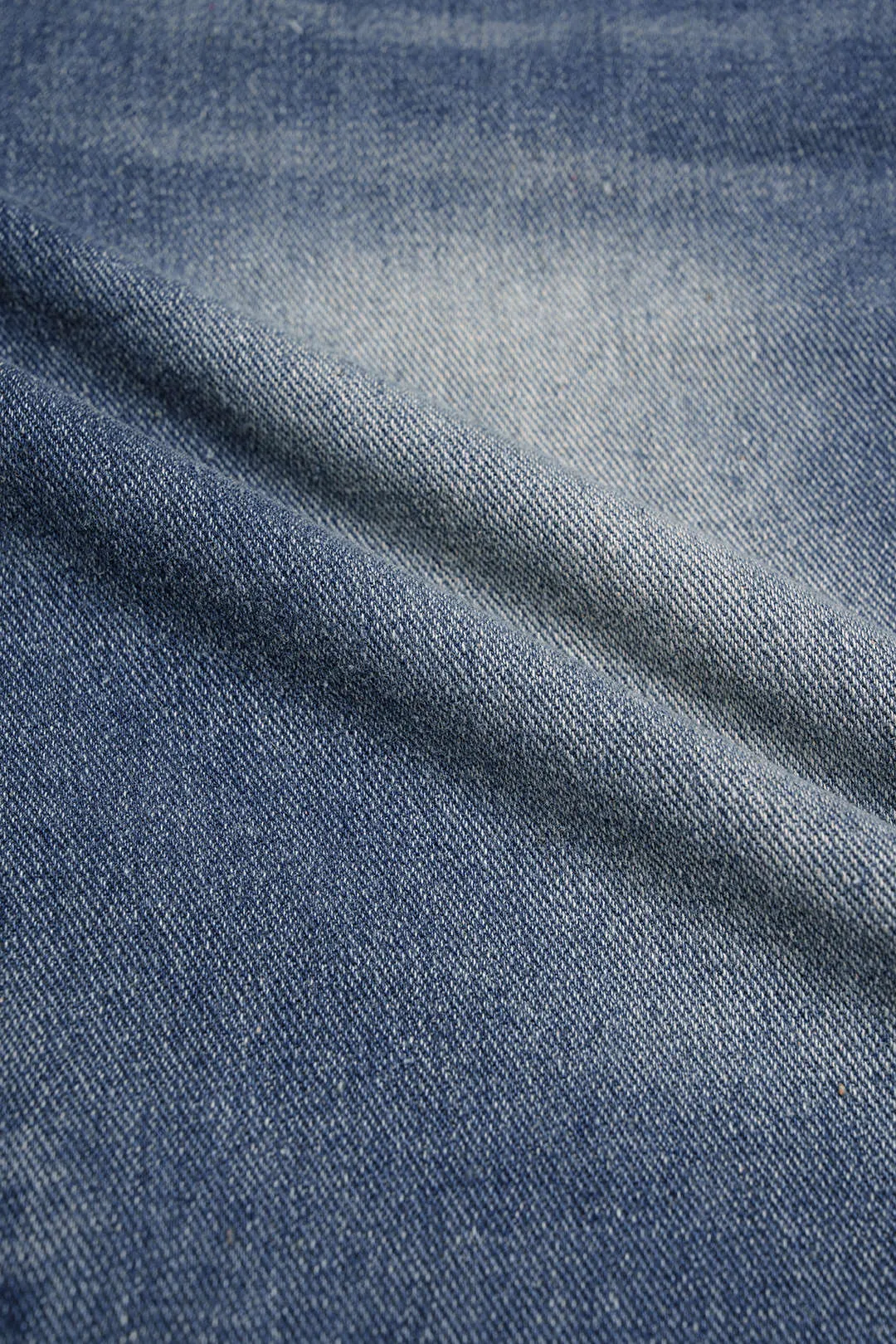 Denim Frayed High Waist Straight Leg Shorts sold by Micas product image thumbnail 5