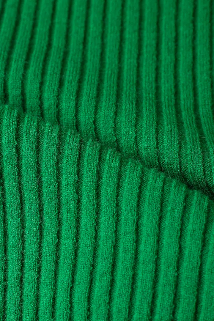 High Neck Wrap Knitted Long Sleeve Top sold by Micas product image thumbnail 3