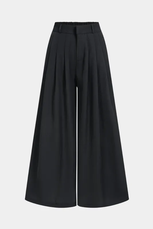 High Waist Pleated Wide Leg Pants sold by Micas
